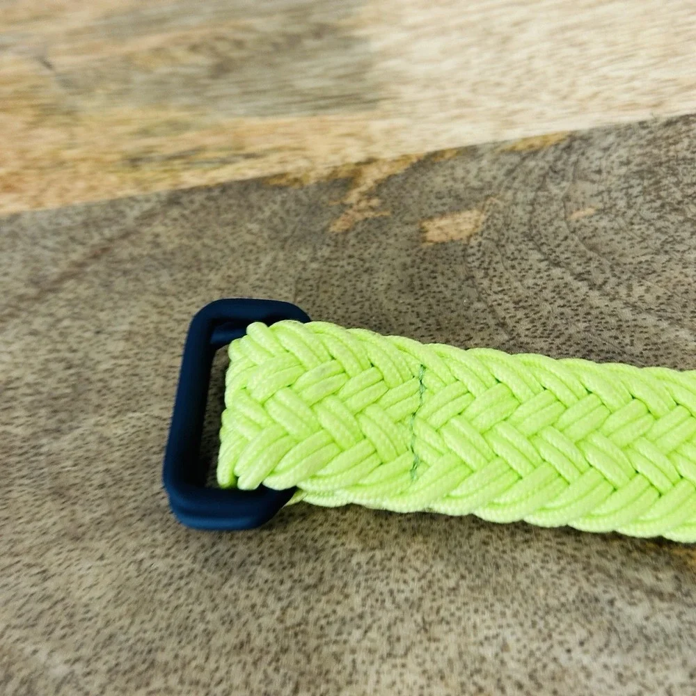 Vineyard Vines Neon Yellow Woven Belt Youth Large 40